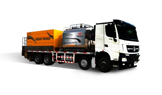 Technical introduction of synchronous gravel sealing car